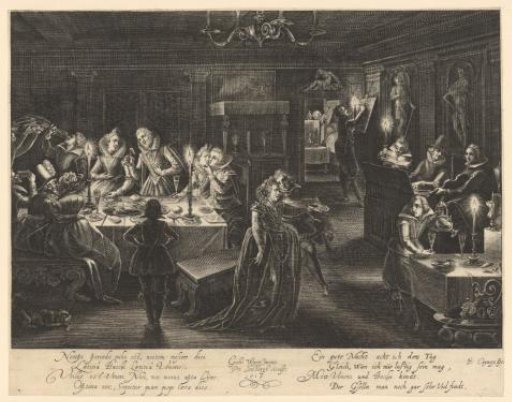 The Prodigal Son Squandering His Inheritance