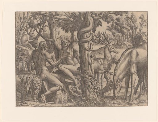 Adam and Eve in Paradise