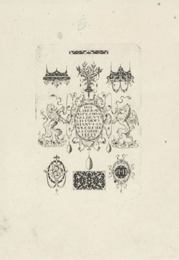 Title page, pendant with the title