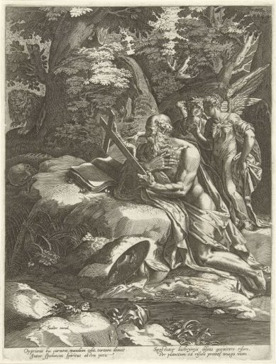 Jerome with Two Angels