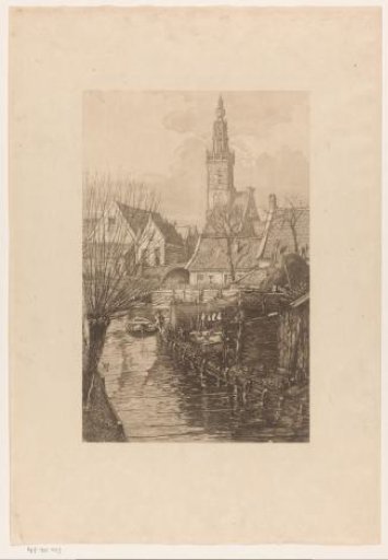 View of Edam with the Speeltoren