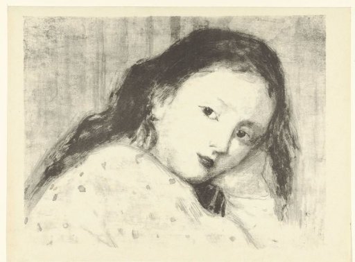 Head of a girl
