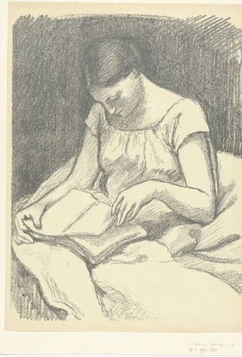 Reading woman