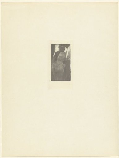 Half-naked woman with a staff leaning over a large book