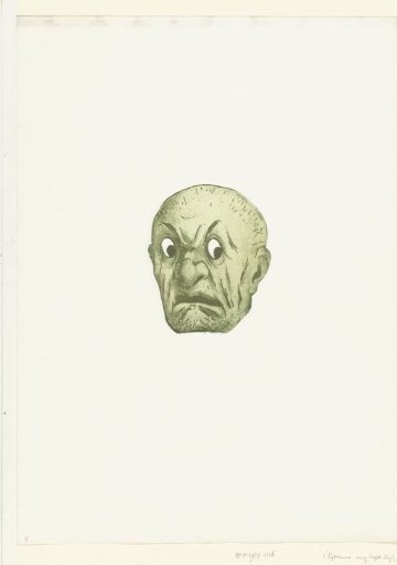 Mask with a Man's Face