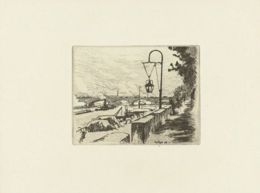 City View with the Austerlitz Bridge and the Seine in Paris