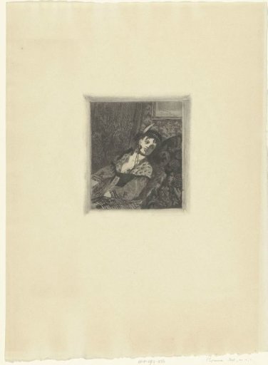 Woman on a divan