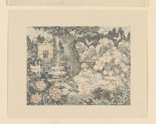 Fairy Zefira in the fairy garden