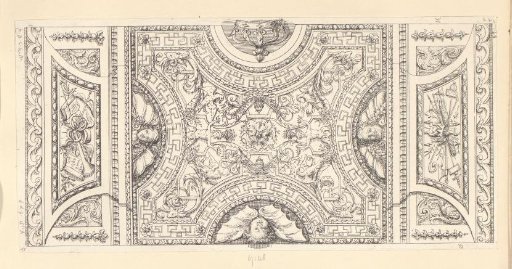 Design for a ceiling in the Louvre