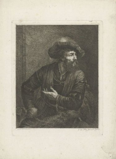 Portrait of an Unknown Man with a Feathered Cap