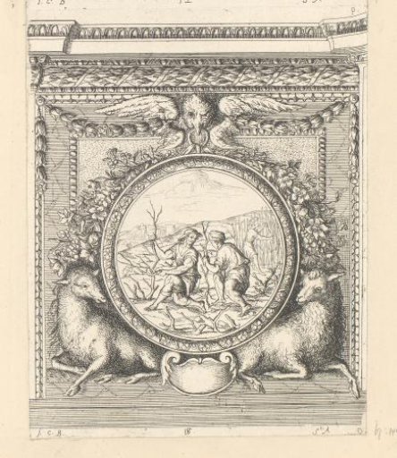 Design for a wall decoration from the Louvre with the theme of March