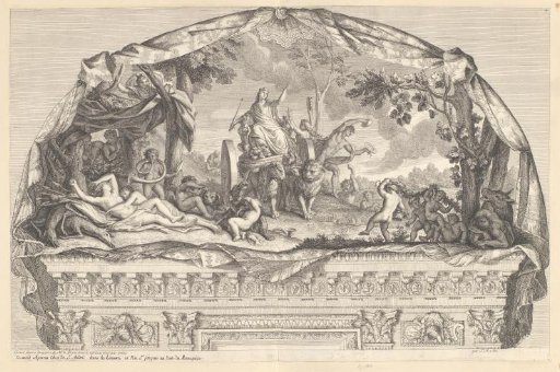 Design for an unexecuted ornament in the Louvre