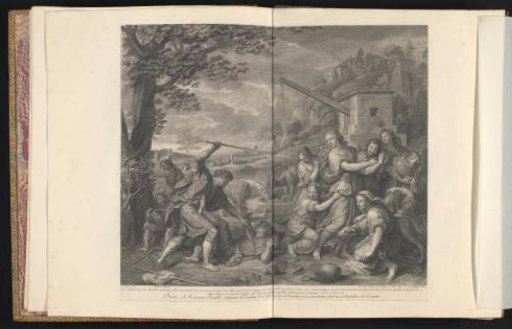 Moses defends the daughters of Jethro