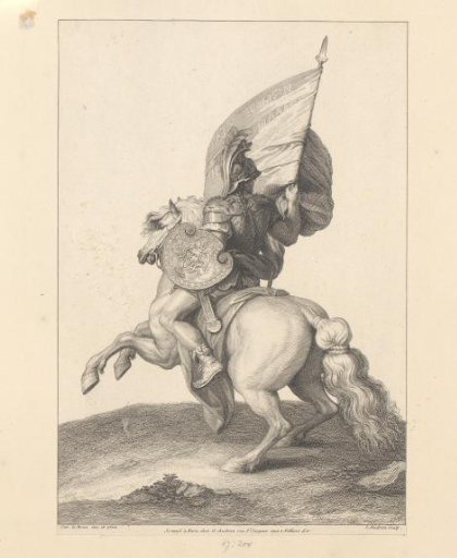 A Cavalryman with a Standard
