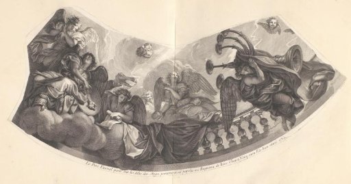 God Surrounded and Carried by Angels