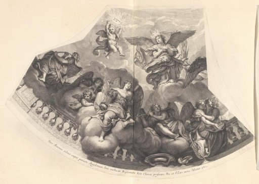 God Surrounded and Carried by Angels