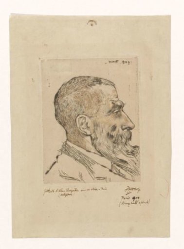 Portret van Alexandre Charpentier