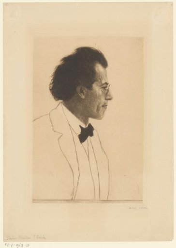 Portrait of Gustav Mahler