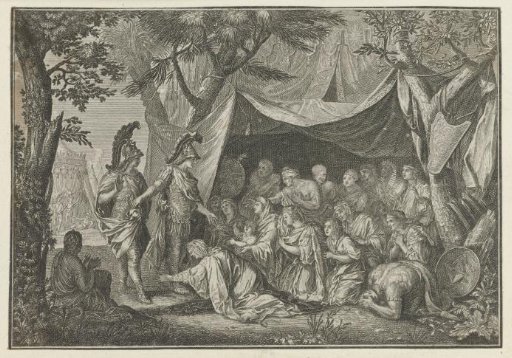 Alexander the Great meets Stateira, Sisygambis, and the family of Darius
