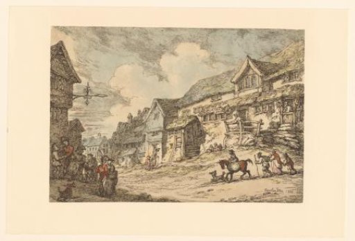 View of a village street