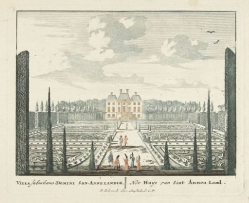 View of the country house Clingendael in The Hague