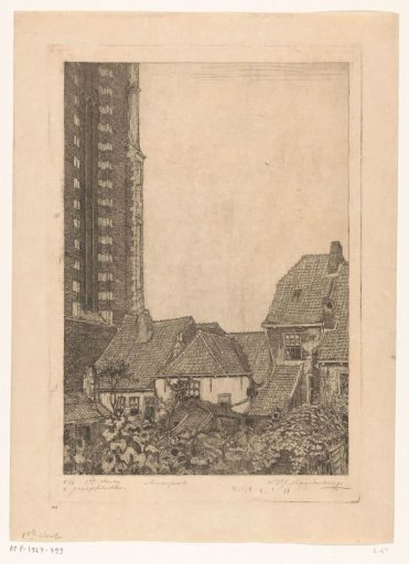 Houses near the Our Lady's Tower in Amersfoort