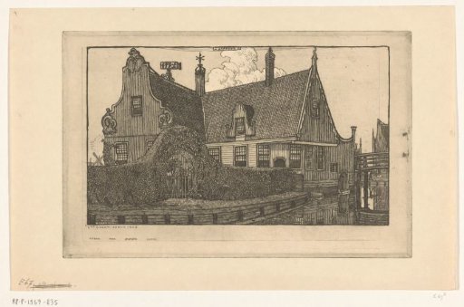 Wooden House on the Water in Zaandijk