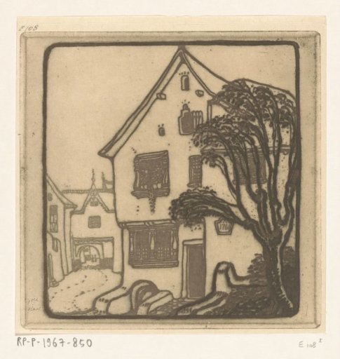Street in a town on the Moselle