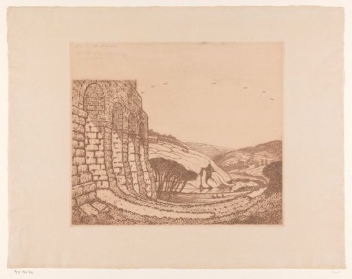 Hilly Landscape with an Aqueduct