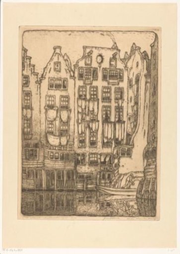 Canal Houses on the Sint-Olofssteeg in Amsterdam