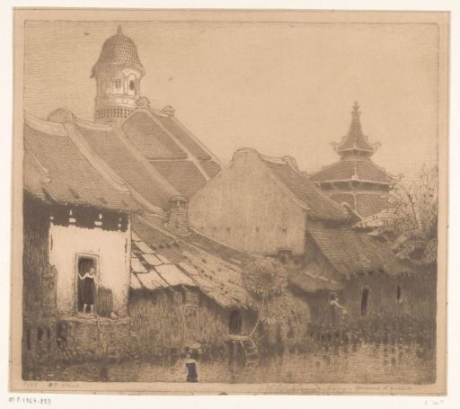 Houses on the Water in Semarang