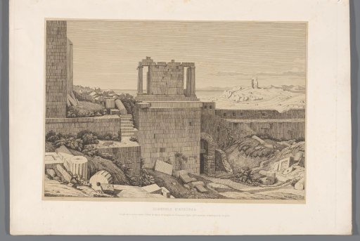 View of the Acropolis of Athens