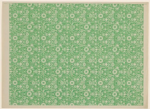 Decorative paper with Florentine lily