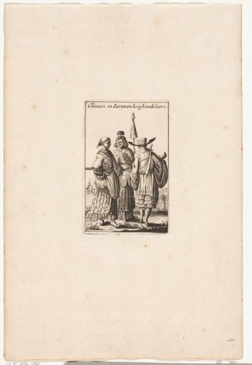 Chinese and Javanese merchants