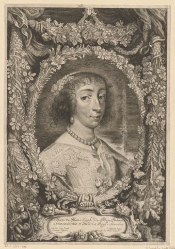 Portrait of Henrietta Maria of France, Queen of England, Scotland and Ireland