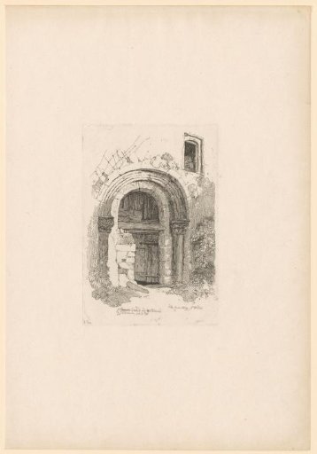 Gate of the Valle Crucis Abbey in Wales
