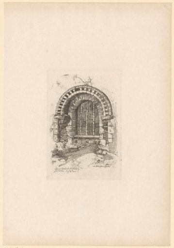 Gate of the Church of St. James the Greater in Birlingham