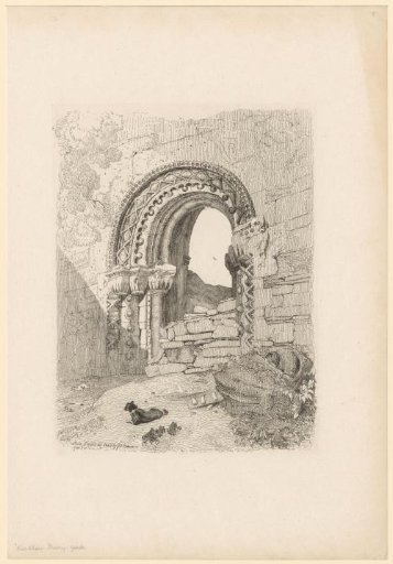 Dog Lying before a Gate of the Ruin of the Priory of Kirkham