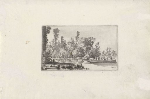 Landscape with Men in a Boat