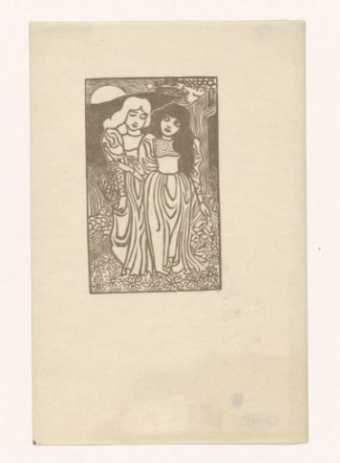 Two Girls in a Landscape
