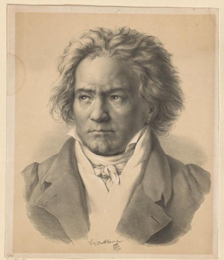 Portrait of Ludwig van Beethoven