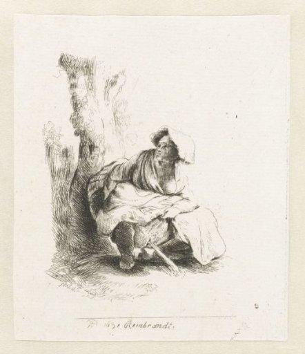 A woman making water