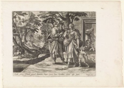 Abraham Drives Away Hagar and Ishmael