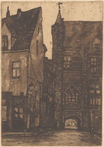 View of the Vleeshuis in Antwerp