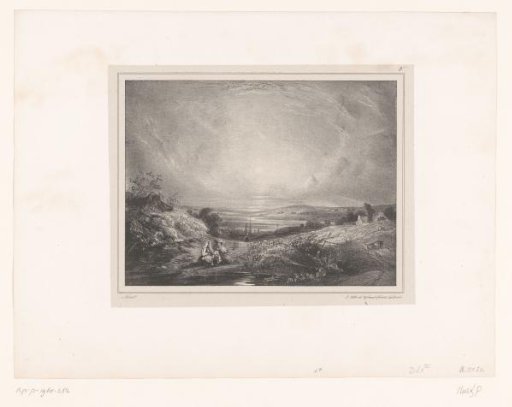 Landscape with a view of Rouen