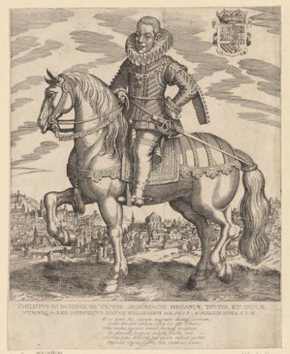Equestrian portrait of Philip IV in his youth