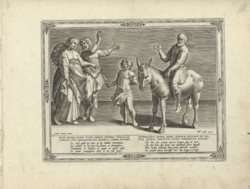 Father on the Back of the Donkey, the Son on Foot