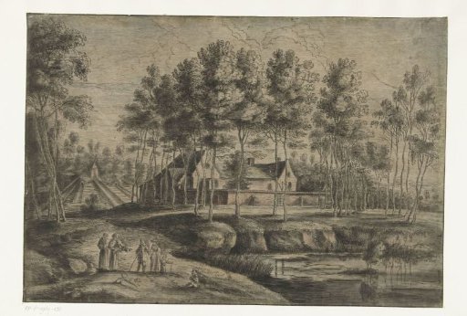 View of the Capuchin monastery at Tervuren