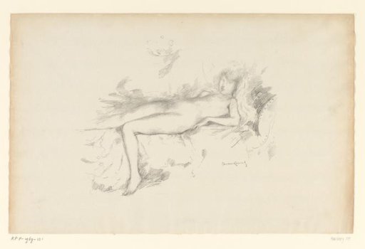 Reclining nude woman