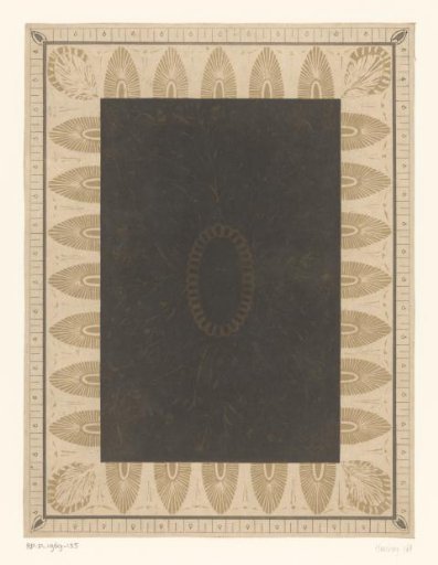 Frame with leaf and shell-shaped motifs